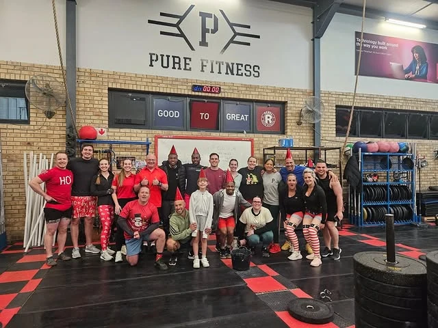 Pure Fitness community members inside the gym